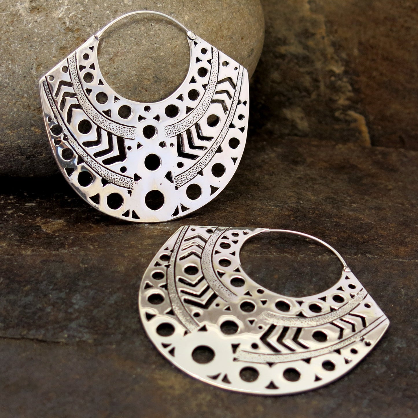 Aztec ~ Silver Plated