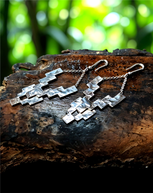 Nuba Earrings ~ Silver Plated